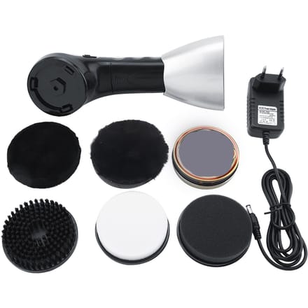 Automatische Elektrische Schoenenborstel Handheld Glanspoetsmachine Batterij of Stekker Aangedreven black