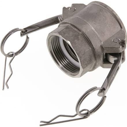 Camlock DN 40 (1 1/2'') Koppeling RvsG 1 1/2'' met binnendraad Type D EN 14420-7 (DIN 2828)