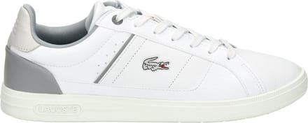 Lacoste Europa Pro Heren Sneakers - Wit/Grijs - Maat 42