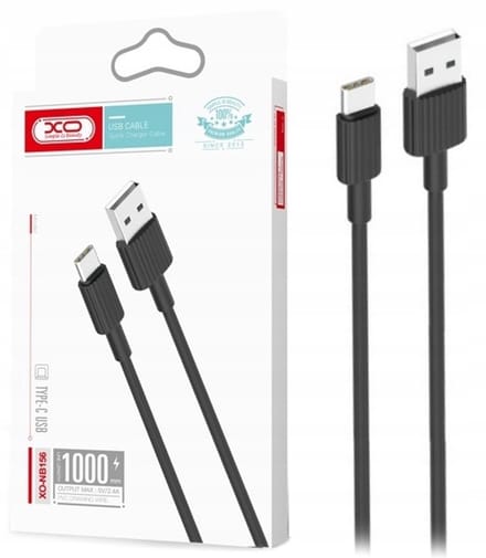 XO USB-C Kabel 1m 2.4A Snel Laden -
