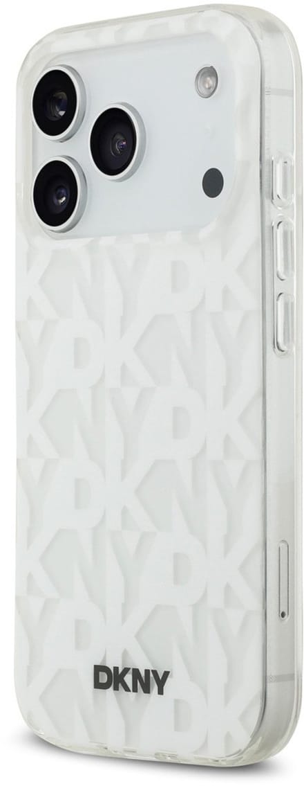 DKNY telefoonhoesje voor iPhone 17 Pro - Dubbele laag - Wit