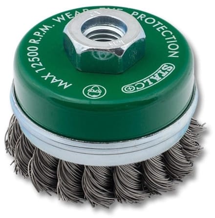 Stalco S-34724 Draadborstel 60mm M14 - Metaal, Verf & Roest Verwijderen