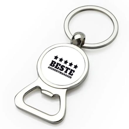 Akyol - beste accountmanager flesopener - Beste accountmanager - collega - welkom - afscheid - 9 bij 3 cm
