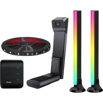 Govee TV Backlight 3 Lite Kit - Strip Light + Ligth Bars - Zwart