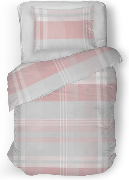 Snoozing Elise Dekbedovertrek - Eenpersoons - 140x200/220 cm - Roze