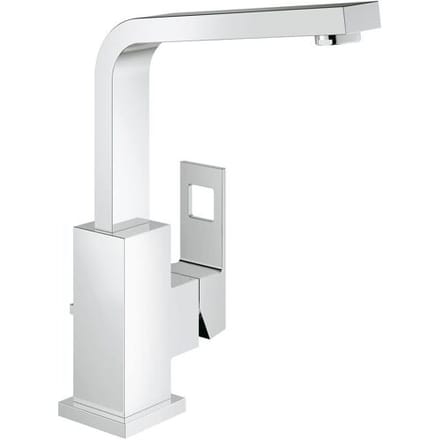 GROHE Eurocube Wastafelkraan - Hoge uitloop - Met trekwaste - Chroom - AquaCalibrator