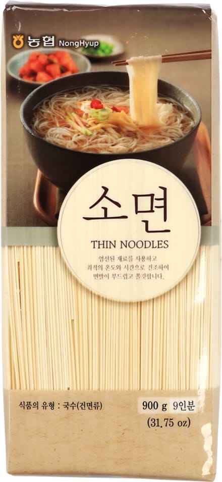 Nonghyup Koreaanse gedroogde dunne noedels 18 x 900 g