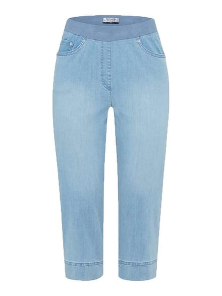 ProForm Slim-capribroek model Pamina-capri Van Raphaela by Brax denim