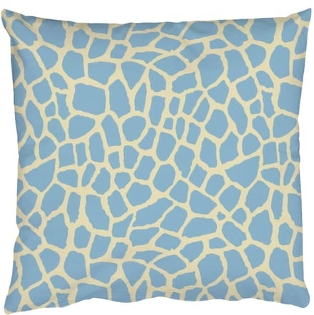 Sierkussens - Kussentjes Woonkamer - 40x40 cm - Giraf - Modern - Blauw