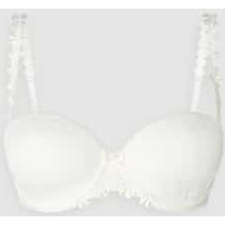 Beha met cups en hartvormige hals, model 'Avero'
