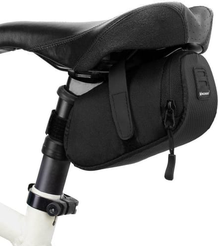 Wozinsky small bicycle saddle bag 0.6 l black (WBB8BK black)