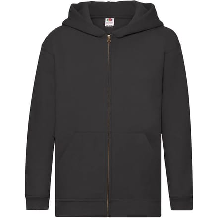 Kindercapuchon met volledige rits Fruit of the Loom Premium