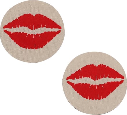 Banoch - Nipple Sticker Red Lips - Tepel Plakker - Lippen Rood - Tepelsticker