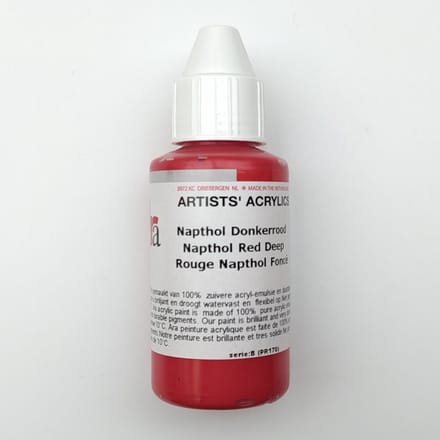 Acrylverf Ara 100ml - Napthol Donkerrood - B177