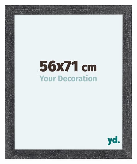 Your Decoration - Fotolijst 56x71 cm - MDF - Grijs Geveegd - Como