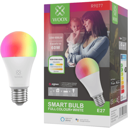 Woox Zigbee Slimme E27 lamp