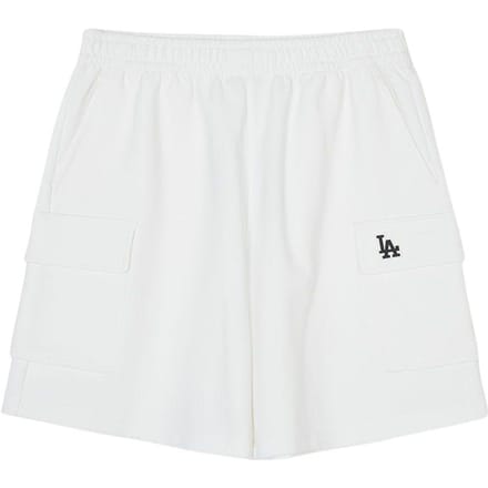 MLB Los Angeles Dodgers Short Décontracté Confortable Respirant Coupe Ample Unisexe 3ASPB0743-07WHS S white