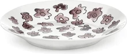 Serax Marni Midnight Flowers Dark Viola diep bord / schaal D26cm H3.8cm roze