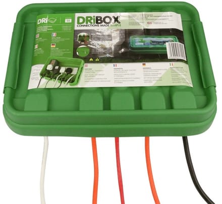 Waterdichte behuizing Dribox voor adapter en controller - Groen - Houdt apparatuur droog