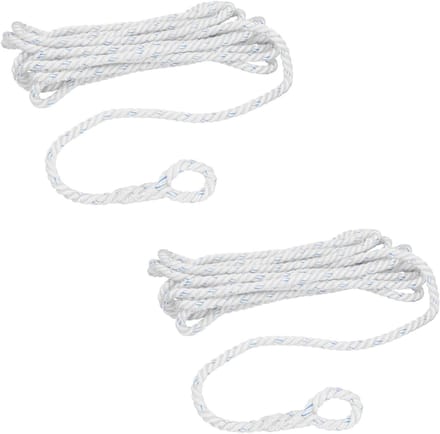 2 Pack Gesplitste Polyester Mooring Line 14mm x 10m Boot Dock Line Touw Warp
