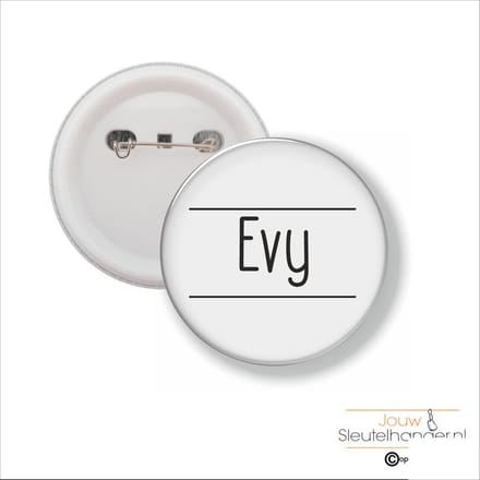 Button Met Speld 58 MM - Evy