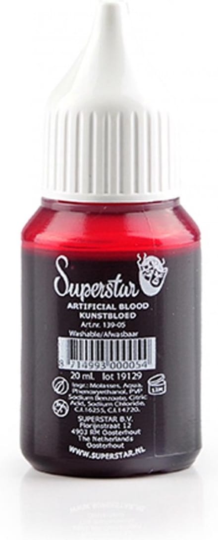 kunstbloed helder/dik 20 ml rood