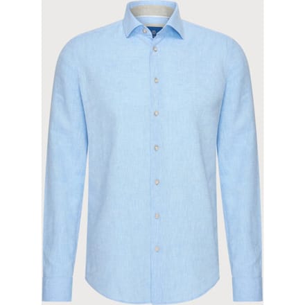 Blue Industry Het cotton linnen overhemd |