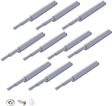 Dailygoods- Push-pull-systeem 10 Stuks - Magneetsluiting - Deurbeveiliging - Eenvoudig openen/sluiten - Drukknopfunctie - Geschikt voor deuren - Deursluiting