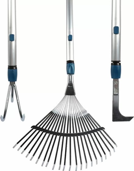 Talen Tools – Tuingereedschap combisysteem – 3-in-1 – Gazonhark – Tuinkrabber – Voegenmes