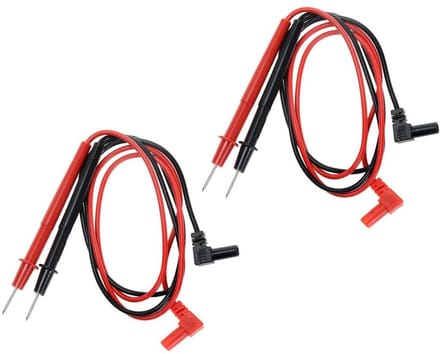 Multimeter Testkabels - Meetkabels Voltmeter - Elektronica Testen - Banaan Connector - 79 cm - Zwart Rood