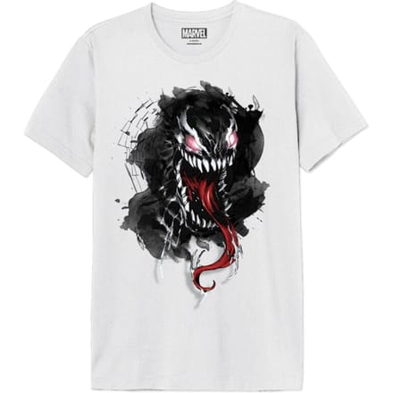 Spider-Man - Disney T-shirt - Venom Explodes - S tot XXL - voor Mannen - wit