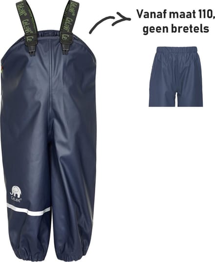 CeLavi Regenbroek kinderen - Donkerblauw - maat 110 (110-116cm)