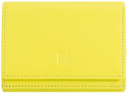DuDu Honduras Portemonnee Leder 10 cm - Jongens - Horizontaal - citrus yellow
