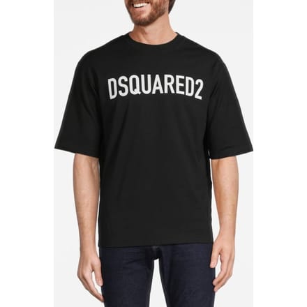 Dsquared2 T-shirt Black size XL | Print T-Shirts Outlet | Men | Black