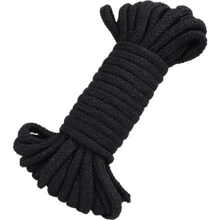 Doc Johnson - In A Bag - Katoenen Bondagetouw - 10m - Zwart
