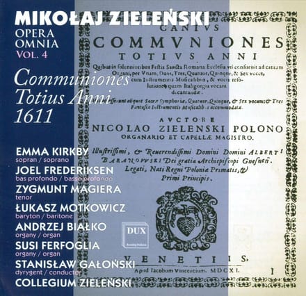 Zielenski: Opera Omnia Vol.4 Commun. Totius 1611