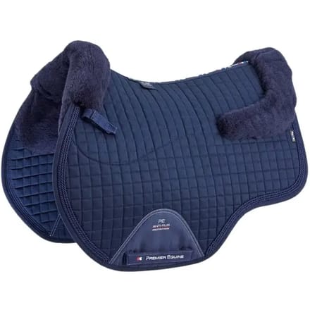 Premier Equine Cc Merino Wool European Gp/jump Square Zadeldekje Blauw Full