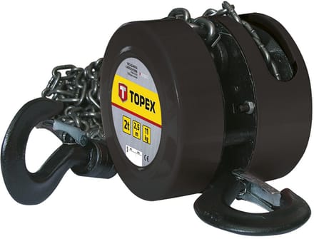 Topex Kettingblok 2T Max. Lengte 2,5mtr CE Keuring