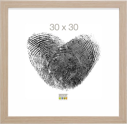 Deknudt Frames fotolijst S45RJ1 - naturel eikkleur - hout - 30x30 cm