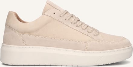 MACE Enzo-23 Sneakers Heren - Leren Sneaker - Beige - Maat 41