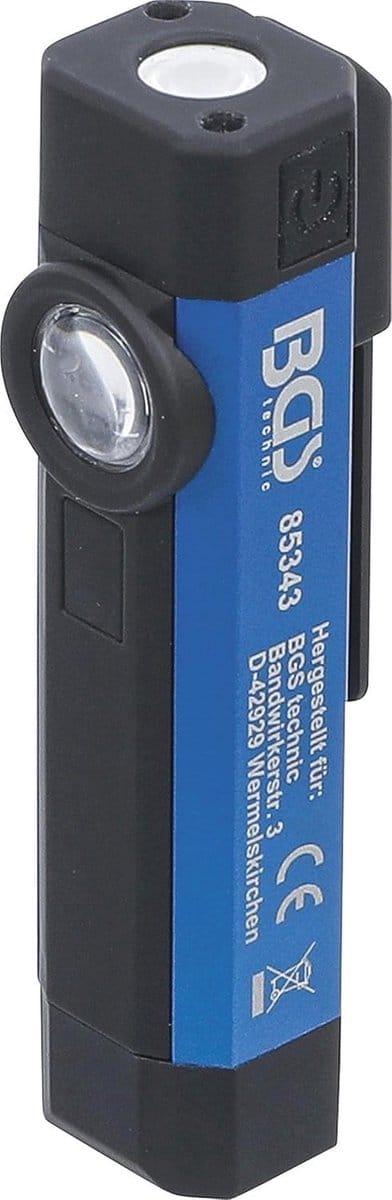 Aluminium UV-handlamp 2,5 W voor het opsporen van lekkages