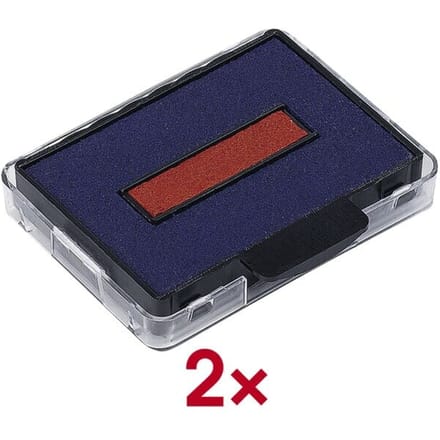 Stempelkussen Trodat Professional 6/50/2 2 stuks blauw en rood