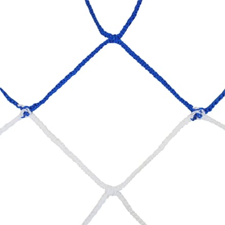 Duo-kleur 11-a-side voetbalnetten PP geweven 4mm enkel mesh 120 honingraat Sporti