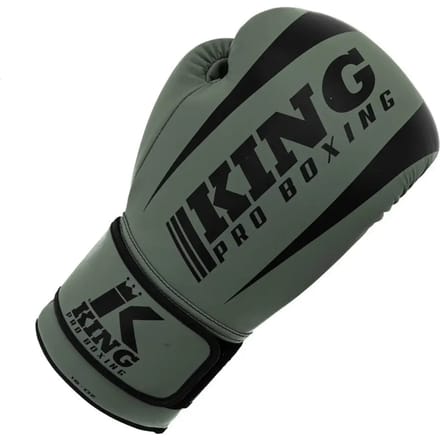 King Pro Boxing Bokshandschoenen - Revo 5 - Olijfgroen 12 oz
