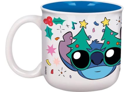 Disney Stitch Xmas Ice Skating mok 420ml