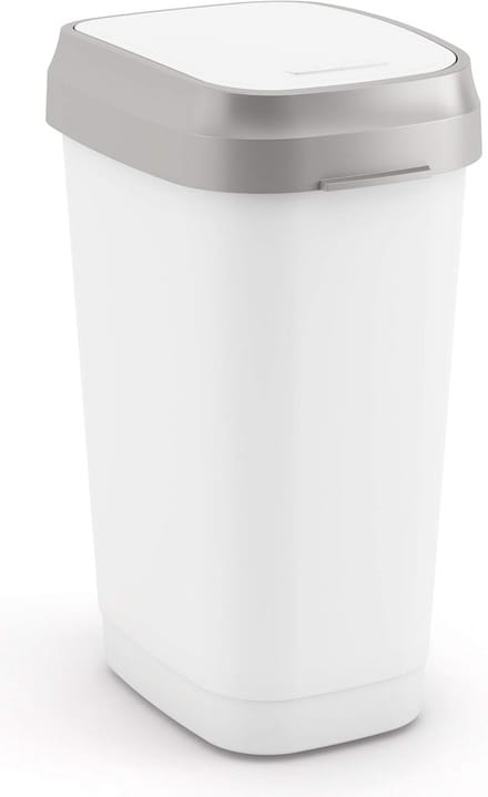 Dubbele Afvalemmer 25 Liter met Hendel en Zwaaideksel