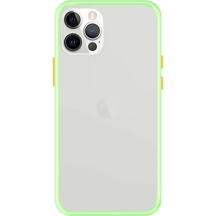 iPhone 12 Pro Max Back Cover - Lichtgroen/Transparant