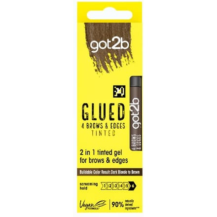 got2b Glued 4 Brows &amp; Edges Dark Brown 16 ml