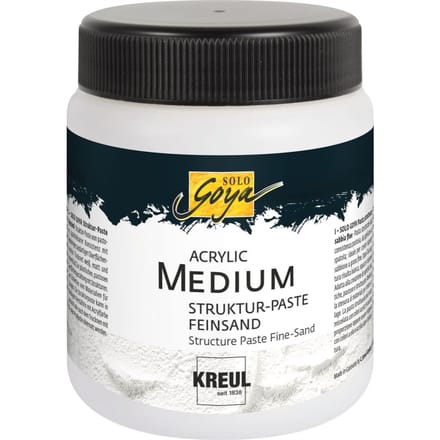 Acryl Medium Structure Paste Fijn Zand - 250 ml