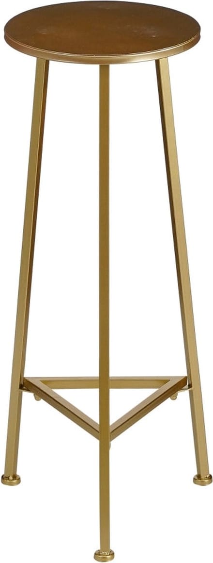 Mica Decorations Jill Plantentafel - 30x30x80 cm - Ijzer - Goud